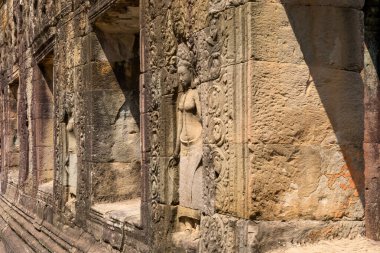 Angkor, Siem Reap, Kamboçya, Banteay Kdei. Angkor kompleksinin içindeki tapınaklardan biri.