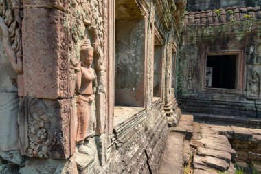 Phrea Khan Tapınağı, Angkor, Siem Reap, Kamboçya, Phrea Khan tapınağı, Angkor kompleksindeki tapınaklardan biri.