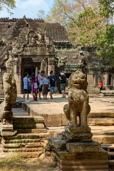 Angkor, Siem Reap, Kamboçya, Banteay Kdei. Angkor kompleksinin içindeki tapınaklardan biri.