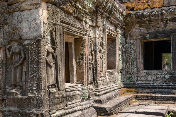 Angkor, Siem Reap, Cambodia,  Banteay Kdei. One of the temples within the Angkor complex