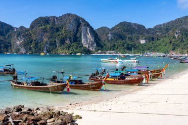 Pileh Lagoon 'daki Phi Phi Adası Krabi Tayland