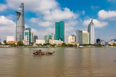 Vietnam 'ın Saigon Nehri' ndeki Dinamik Şehir Mimarisi 