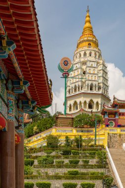 Kek Lok Si Tapınağı Georgetown Penang Malezya 31 Mart 2018 Pagoda Manzarası