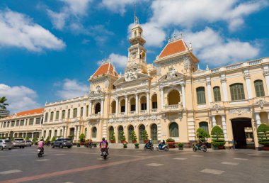 Ho Chi Minh Şehir Simgesi, Vietnam Mimarlık Kontrast, Fransız Koloni Binası