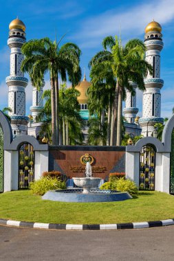 Jame 'Asr Hassanil Bolkiah Camii. Brunei 'nin en önemli camilerinden biri.