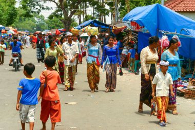 Bali Hindu Töreni, Endonezya Kültür Ayini, Bali, Endonezya 