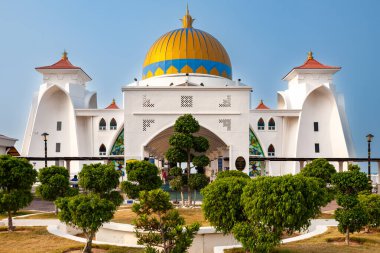 Mescid Selat Melaka, Malezya Turizmi, İslami Mimarlık Tarihi Taşı, Su Camisi