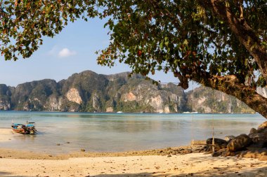 Tayland 'da Phi Phi' de güzel bir panoramik manzara 