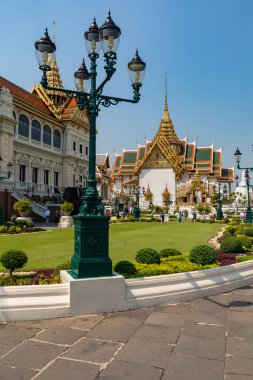 Bangkok, Tayland 'daki Büyük Saray kompleksi içindeki Kraliyet Taht Salonu