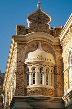 Kuala Lumpur, Malezya 'daki Sultan Abdul Samad binasının mimarisi. 