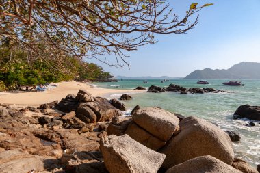 Güzel sahil ve deniz Tayland Phuket