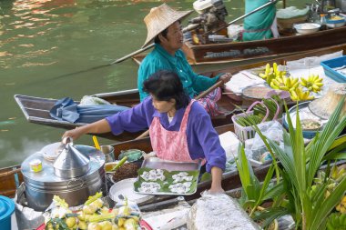 Yüzen Pazar Tayland, Güneydoğu Asya Seyahat, Damnoen Saduak Turizm Merkezi