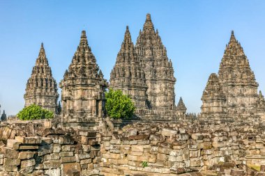 Asya, Endonezya, Orta Java, Prambanan Hindu Tapınağı