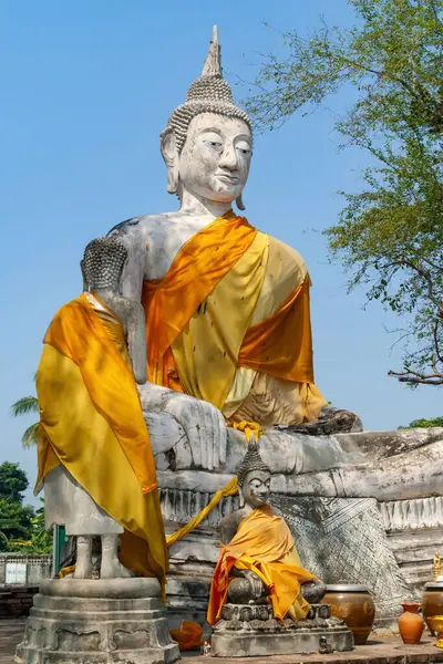 Tayland, Ayutthaya 'daki eski Buda heykeli