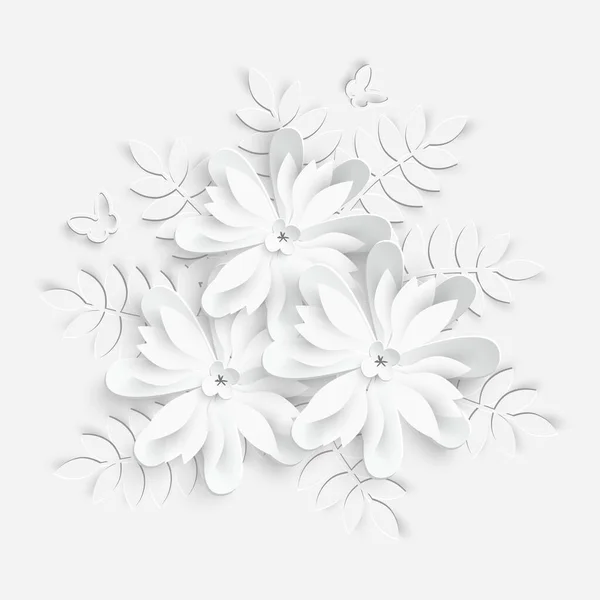 White paper flowers Stock Photos, Royalty Free White paper flowers ...