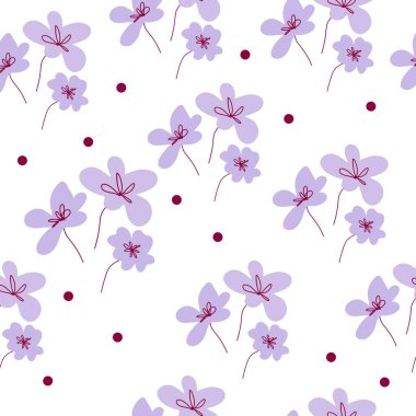 Çiçekli grafik karalama tasarımı. Kusursuz desen. Soyut minimal çiçek. Güzel çiçek arkaplanı. Tekstil ve duvar kağıtları için vektör sanat çizimi. Siyah bir fırçayla elle çizilmiş. El yazısı.