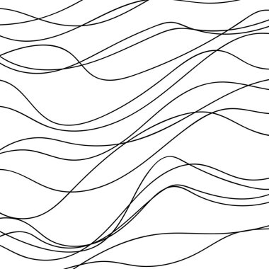 Geçmişi. Eğimli dalga. Çizgi çizgili grafik şablonu. Vektör 