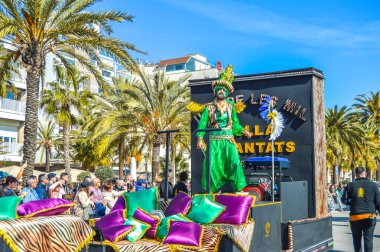 Lloret de Mar 'daki karnaval, İspanya 2023