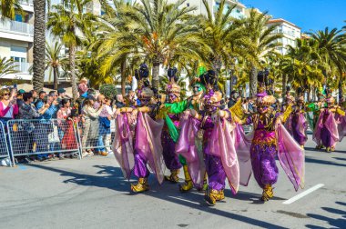 Lloret de Mar 'daki karnaval, İspanya 2023