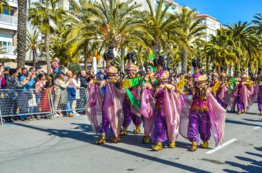 Lloret de Mar 'daki karnaval, İspanya 2023