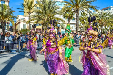 Lloret de Mar 'daki karnaval, İspanya 2023