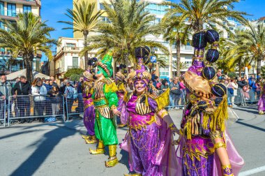 Lloret de Mar 'daki karnaval, İspanya 2023