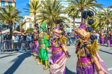Lloret de Mar 'daki karnaval, İspanya 2023
