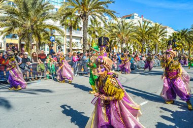 Lloret de Mar 'daki karnaval, İspanya 2023