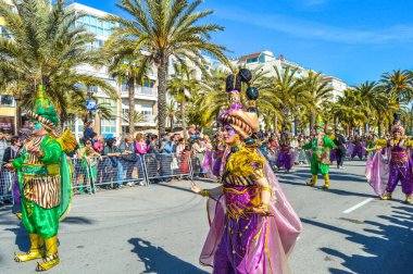 Lloret de Mar 'daki karnaval, İspanya 2023