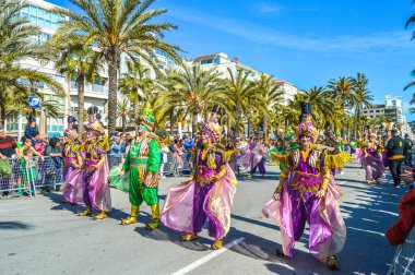 Lloret de Mar 'daki karnaval, İspanya 2023
