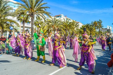 Lloret de Mar 'daki karnaval, İspanya 2023