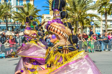 Lloret de Mar 'daki karnaval, İspanya 2023
