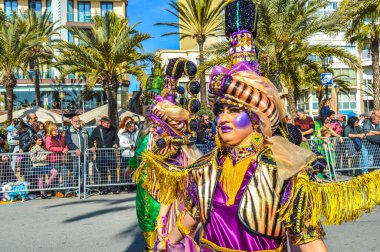 Lloret de Mar 'daki karnaval, İspanya 2023