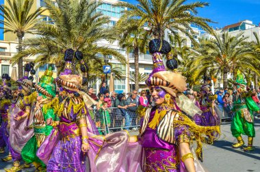 Lloret de Mar 'daki karnaval, İspanya 2023