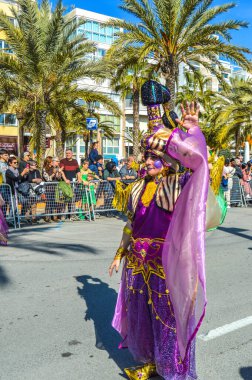 Lloret de Mar 'daki karnaval, İspanya 2023