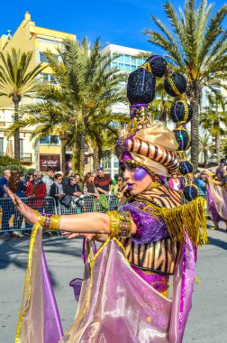 Lloret de Mar 'daki karnaval, İspanya 2023