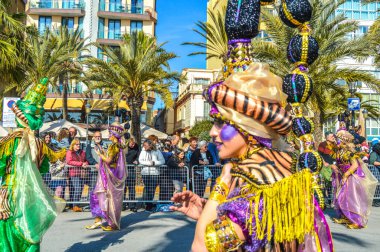 Lloret de Mar 'daki karnaval, İspanya 2023