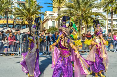 Lloret de Mar 'daki karnaval, İspanya 2023