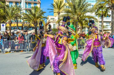 Lloret de Mar 'daki karnaval, İspanya 2023