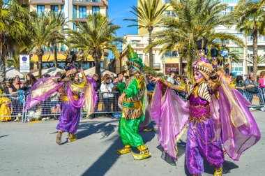 Lloret de Mar 'daki karnaval, İspanya 2023