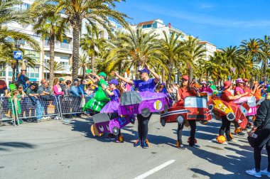 Lloret de Mar 'daki karnaval, İspanya 2023