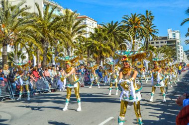 Lloret de Mar 'daki karnaval, İspanya 2023