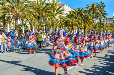Lloret de Mar 'daki karnaval, İspanya 2023