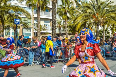 Lloret de Mar 'daki karnaval, İspanya 2023