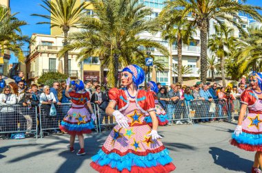 Lloret de Mar 'daki karnaval, İspanya 2023
