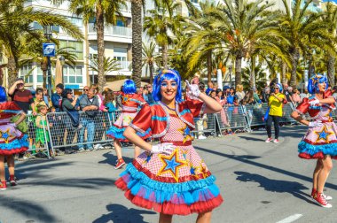 Lloret de Mar 'daki karnaval, İspanya 2023