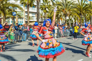 Lloret de Mar 'daki karnaval, İspanya 2023