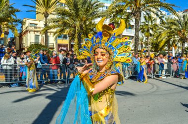 Lloret de Mar 'daki karnaval, İspanya 2023