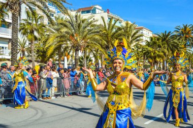 Lloret de Mar 'daki karnaval, İspanya 2023