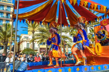 Lloret de Mar 'daki karnaval, İspanya 2023